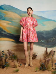 <b>DREAM</b> Palmetto Jacquard Mini Dress
