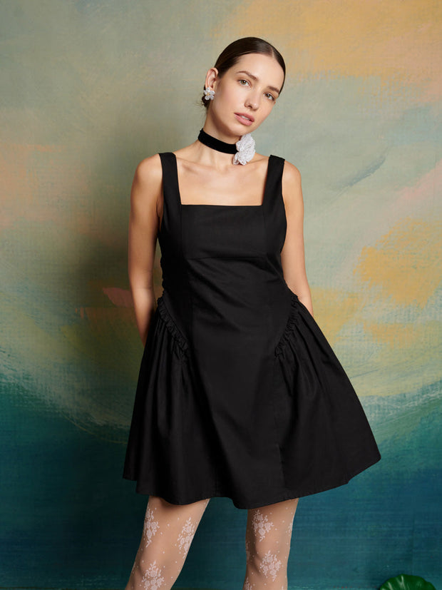 sister jane bloom bow mini dress Sister Jane Memories Bow Mini Dress in Blue