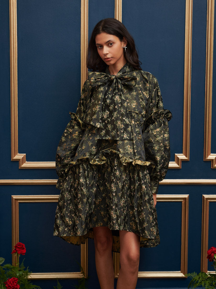 DREAM Monarch Floral Jacquard Dress – Sister Jane