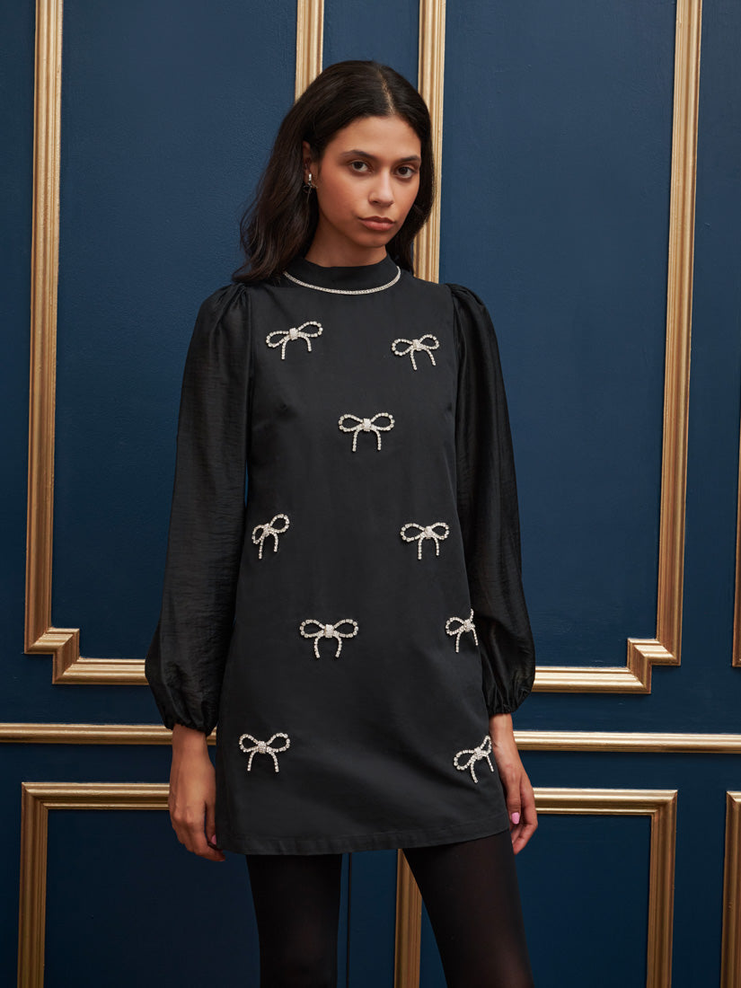sister jane bow mini dress Memories Bow Mini Dress Sister Jane