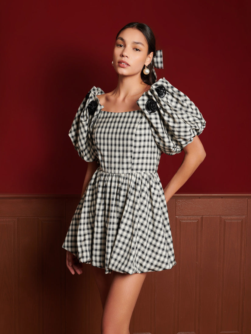 DREAM Thelma Check Mini Dress – Sister Jane