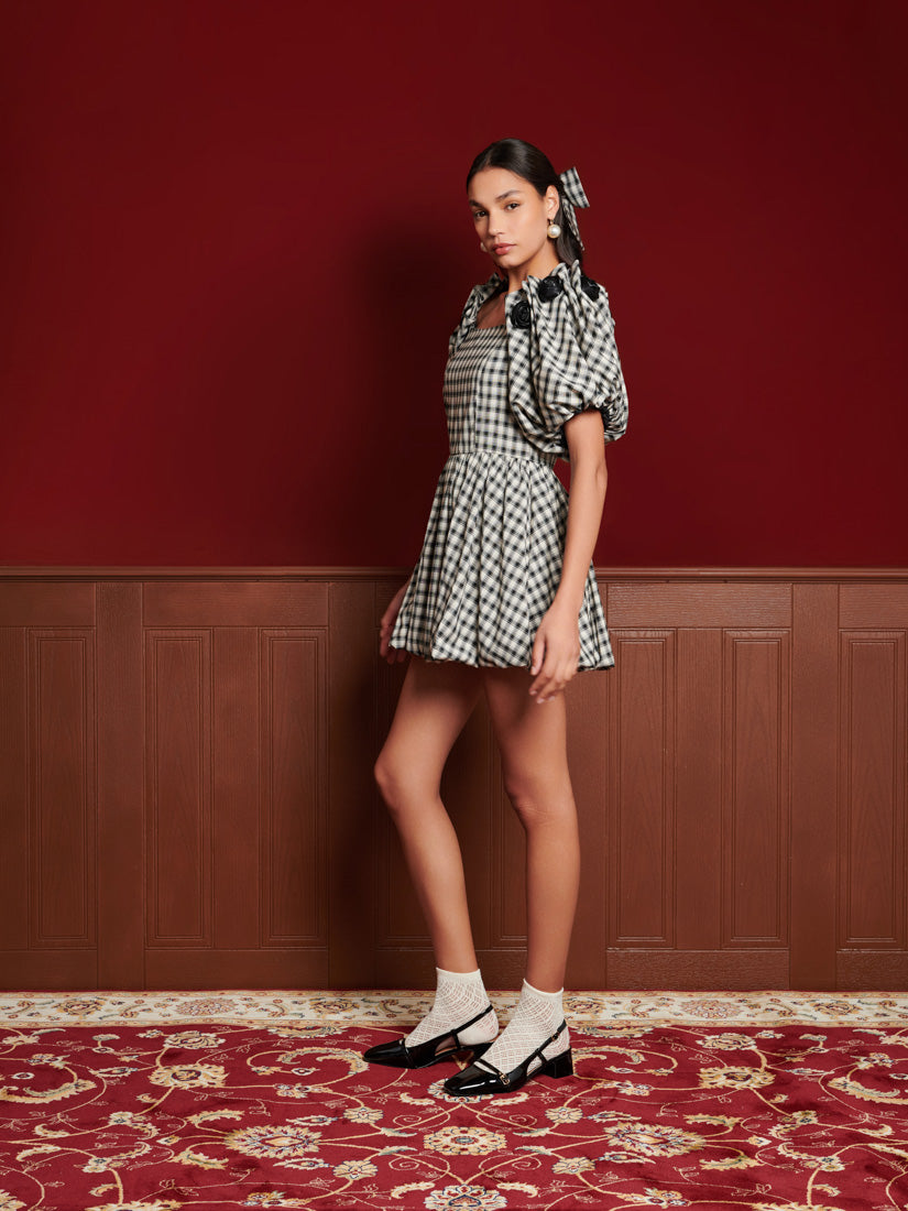 DREAM Thelma Check Mini Dress – Sister Jane