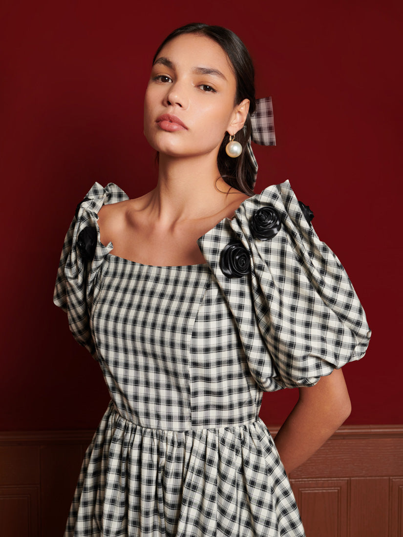 DREAM Thelma Check Mini Dress – Sister Jane