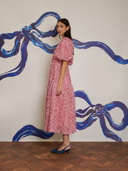 <b>DREAM</b> Rose Delice Tulle Midi Dress