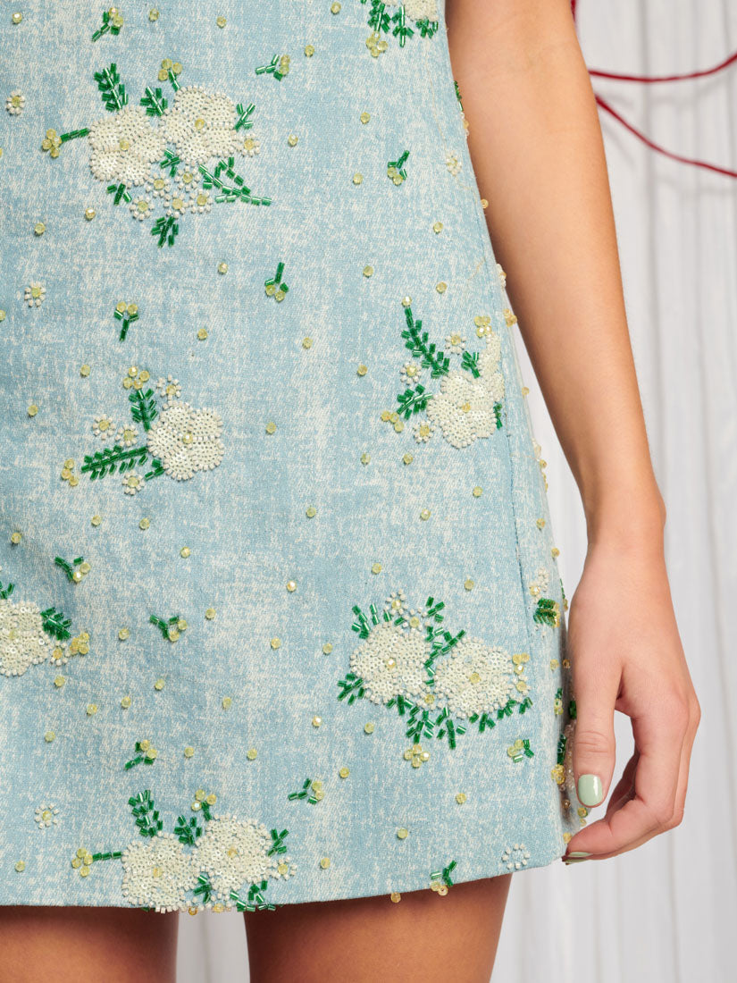 【sister jane】Harmony ビーズ 装飾 デニム ドレス DREAM Harmony Bead Denim Dress – Sister Jane