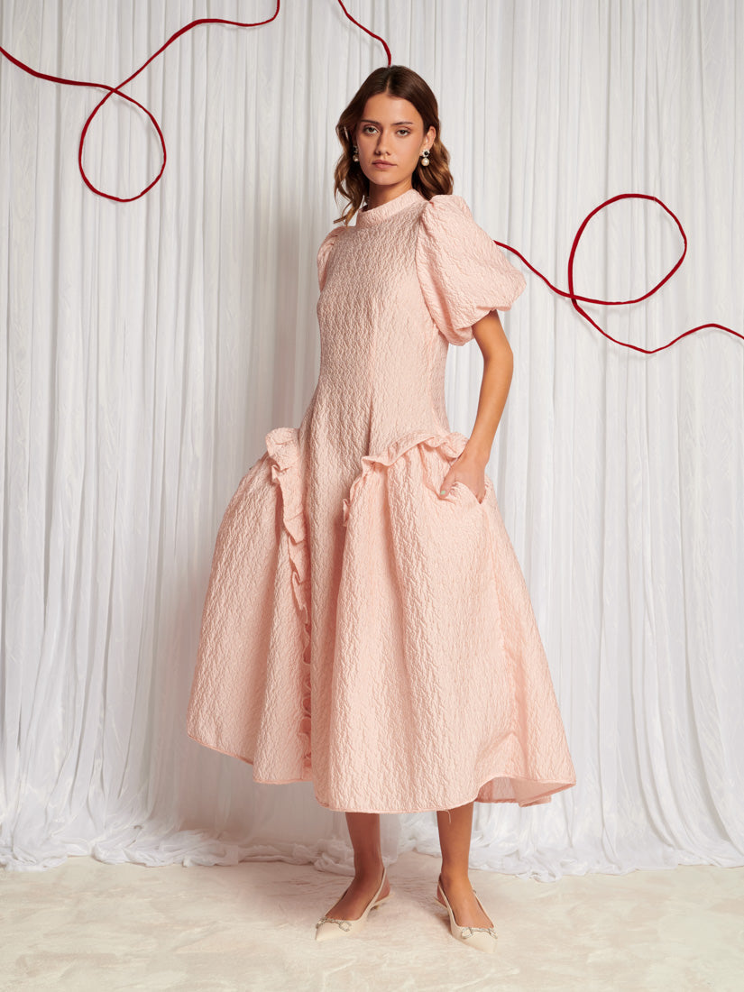 DREAM Swift Jacquard Midi Dress