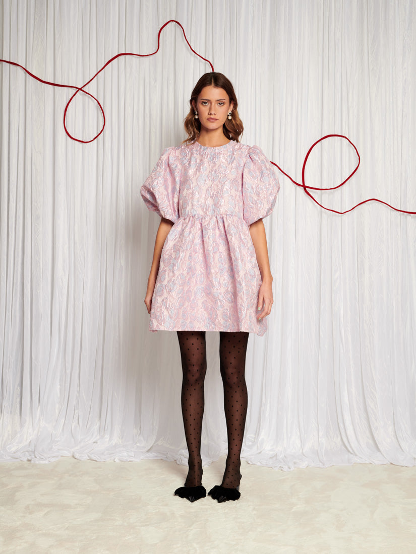 新作 英国発 Sister Jane 限定 DREAM Brambling Jacquard Dress DREAM Brambling Jacquard Mini Dress – Sister Jane