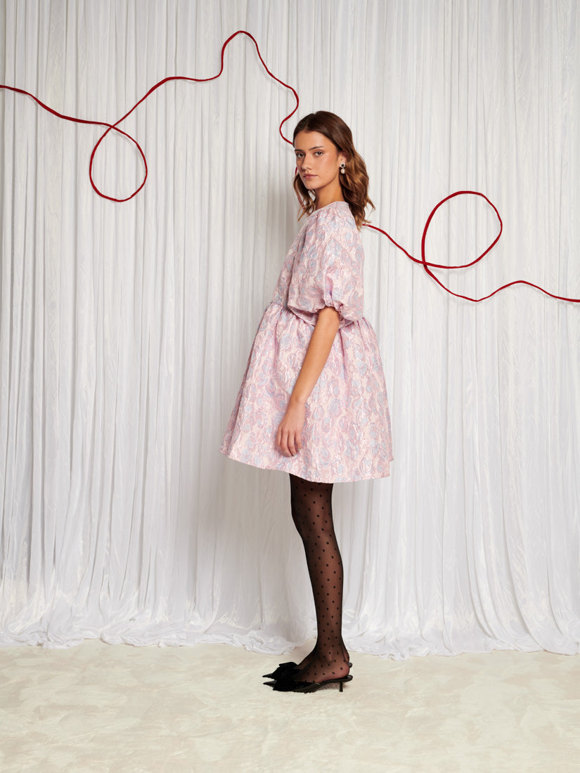 DREAM Brambling Jacquard Mini Dress – Sister Jane DREAM Brambling Jacquard Mini Dress – Sister Jane