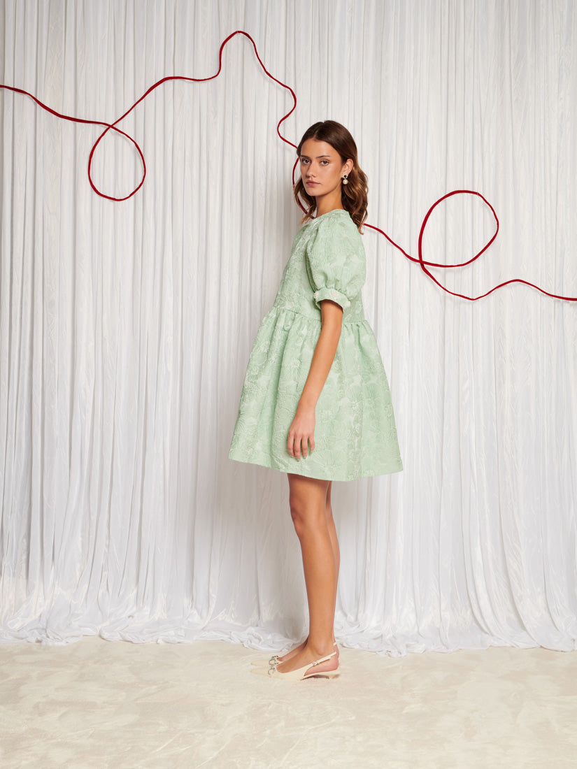国内発送★SISTER JANE★Plume フラワージャガードドレス DREAM Plume Jacquard Mini Dress – Sister Jane