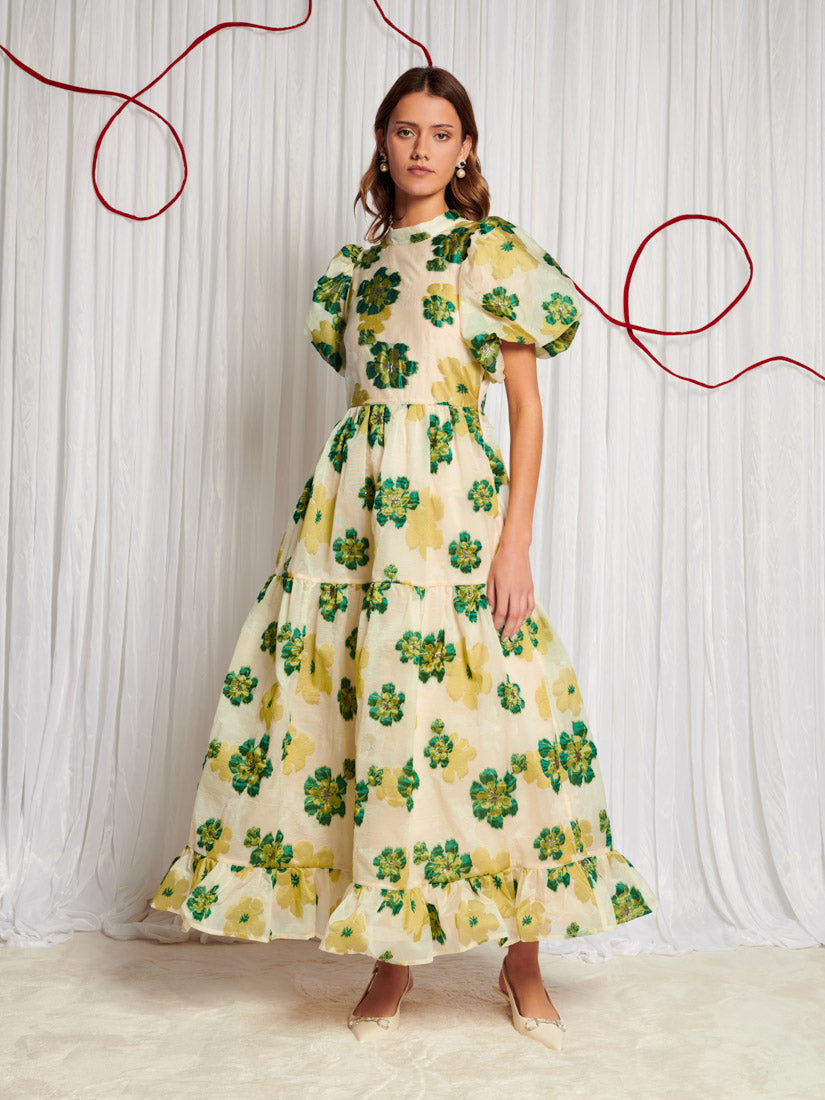 DREAM Oriole Jacquard Maxi Dress