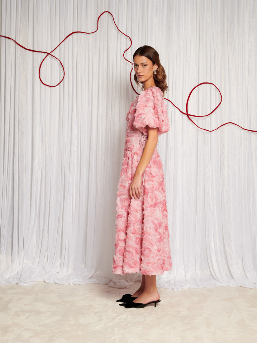 新作 英国発Sister Jane限定 DREAM Rose Finch Tulle Midi Dress DREAM Rose Finch Tulle Midi Dress – Sister Jane