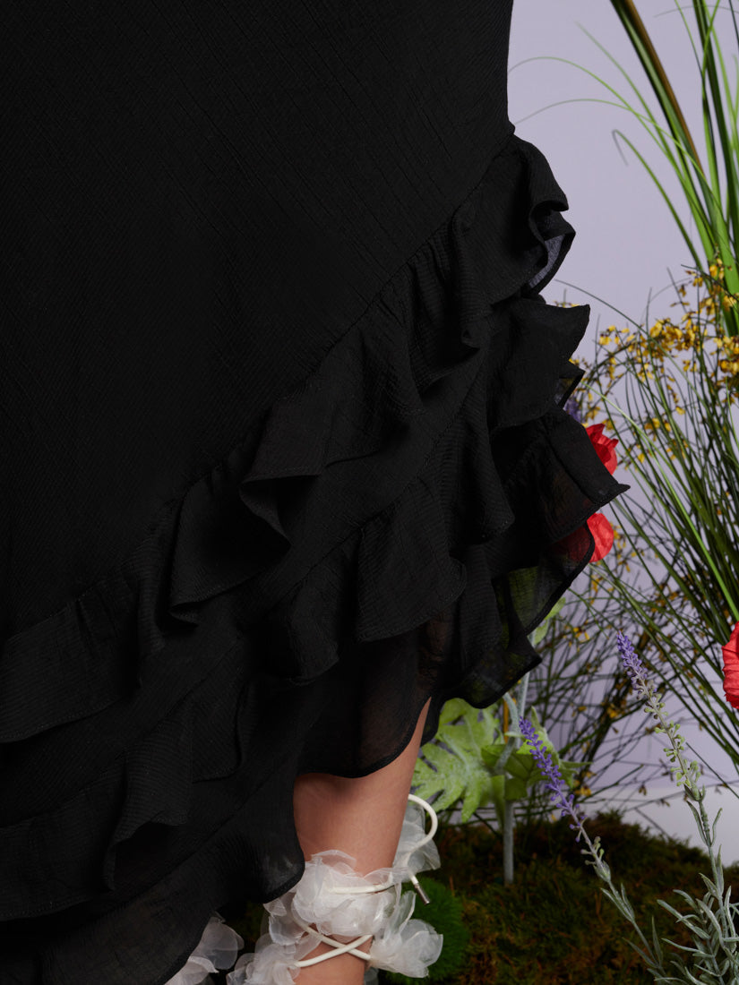 個性光る【Sister Jane】DREAM忘れな草 アシンメトリースカート DREAM Forget Me Not Asymmetric Dress – Sister Jane