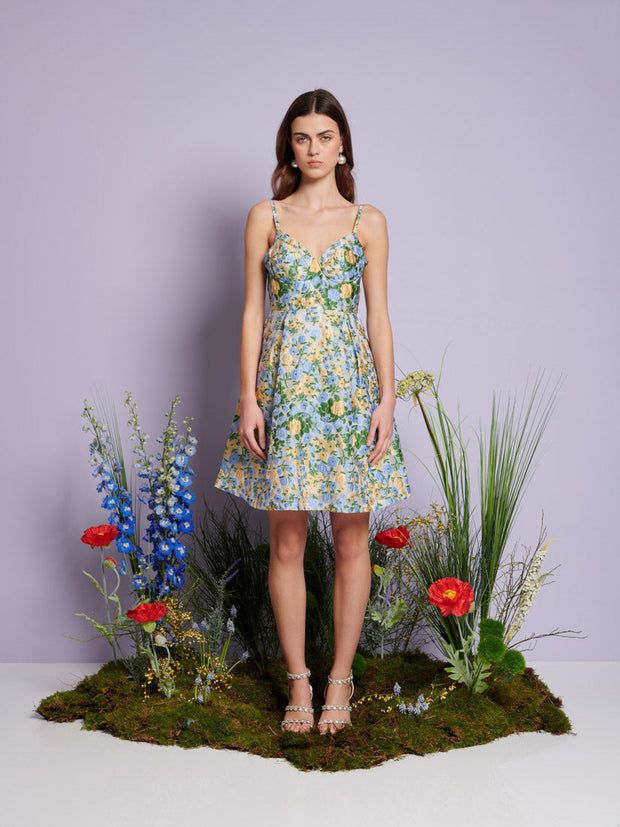 <b>DREAM</b> Marigold Jacquard Mini Dress