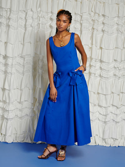 <b>DREAM</b> Blue Diary Midi Dress