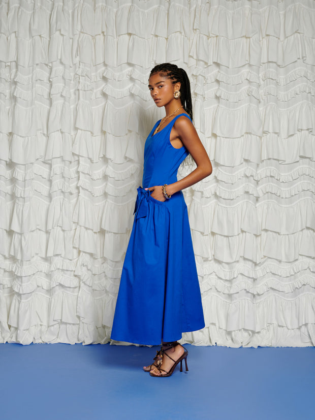 <b>DREAM</b> Blue Diary Midi Dress