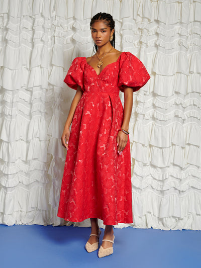 <b>DREAM</b> Maria Jacquard Midi Dress
