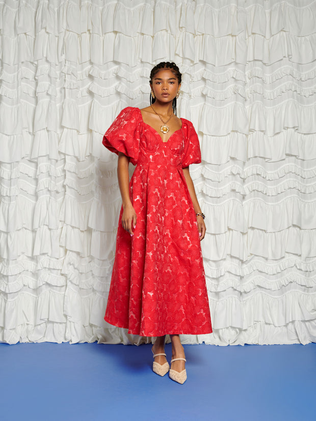 <b>DREAM</b> Maria Jacquard Midi Dress