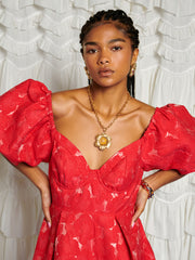 <b>DREAM</b> Maria Jacquard Midi Dress