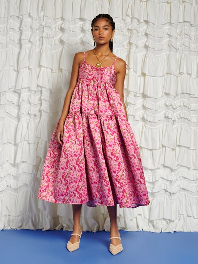 <b>DREAM</b> Primavera Jacquard Midi Dress