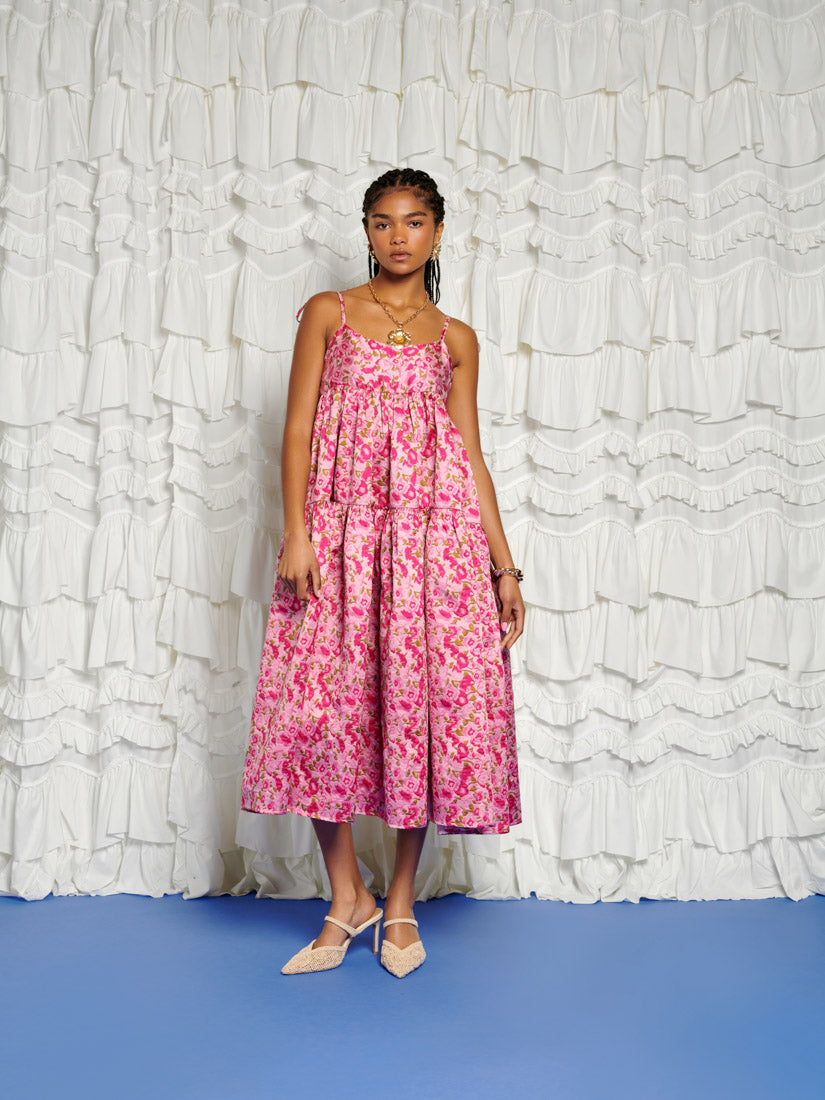 DREAM Primavera Jacquard Midi Dress – Sister Jane