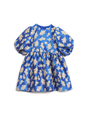 <b>DREAM</b> Golden Blues Jacquard Mini Dress