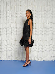 <b>DREAM</b> Rosette Jacquard Mini Dress