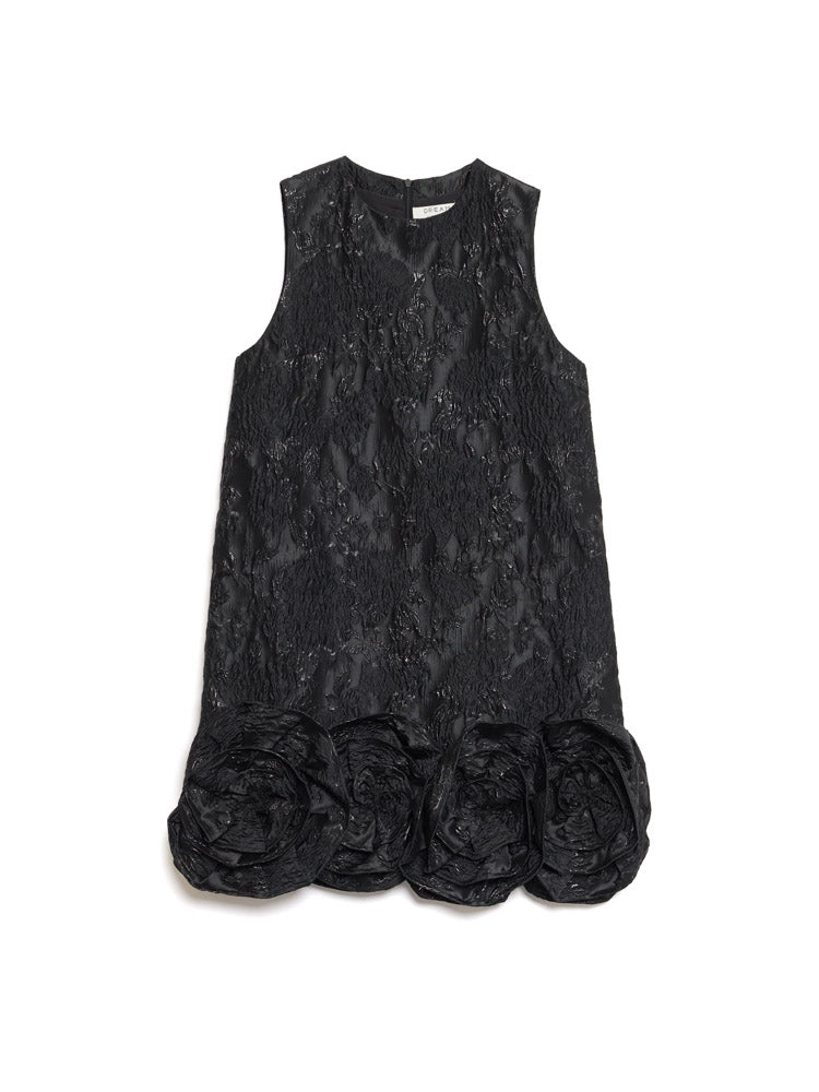 新着【Sister Jane】DREAM Rosette フローラル ジャカード ミニ DREAM Rosette Jacquard Mini Dress – Sister Jane