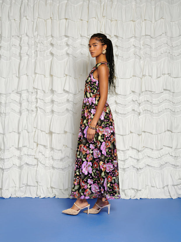 <b>DREAM</b> Luz Beaded Maxi Dress