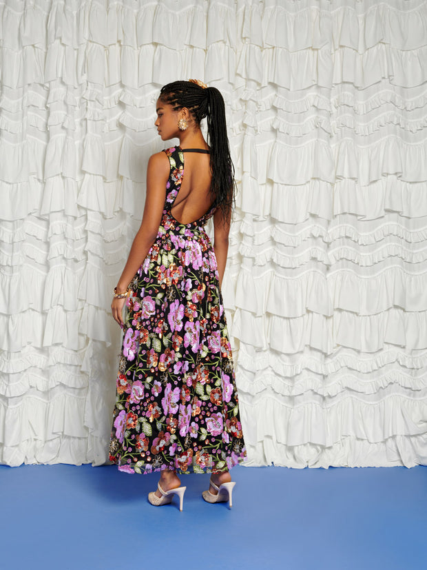 <b>DREAM</b> Luz Beaded Maxi Dress