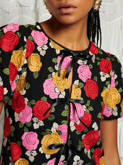 <b>DREAM</b> In Bloom Embroidery Midi Dress