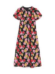 <b>DREAM</b> In Bloom Embroidery Midi Dress
