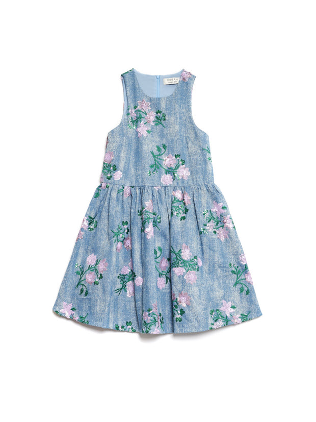 <b>DREAM</b> Azul Embellished Mini Dress