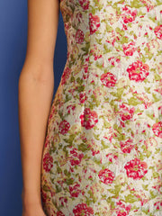 Forest Echo Jacquard Midi Dress Multi Floral / Z