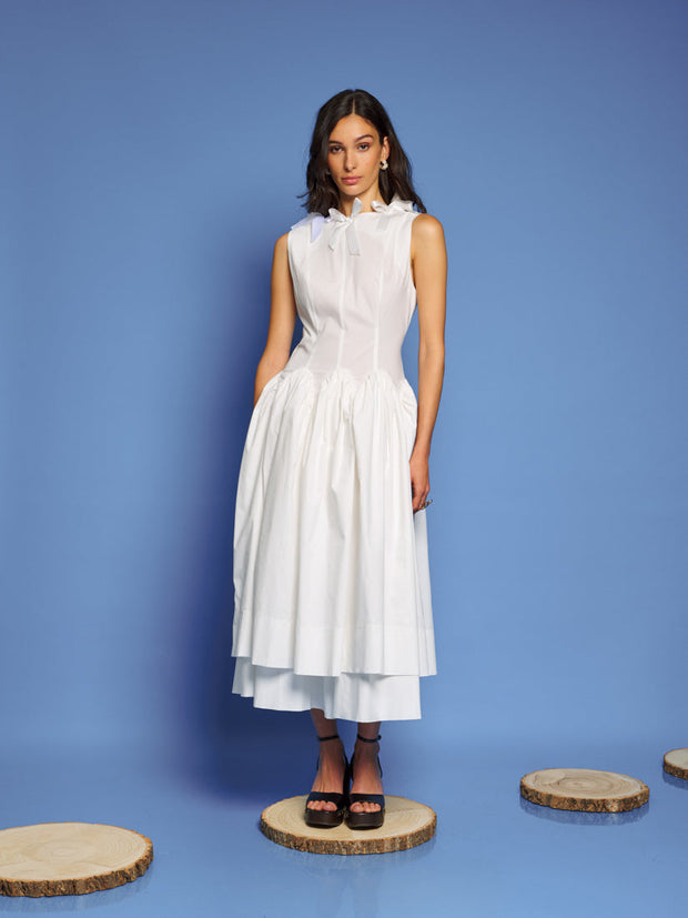 <b>DREAM</b> Shoreline Bows Midi Dress