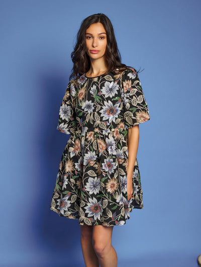 <b>DREAM</b> Woodland Embroidered Mini Dress