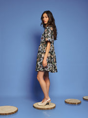 <b>DREAM</b> Woodland Embroidered Mini Dress