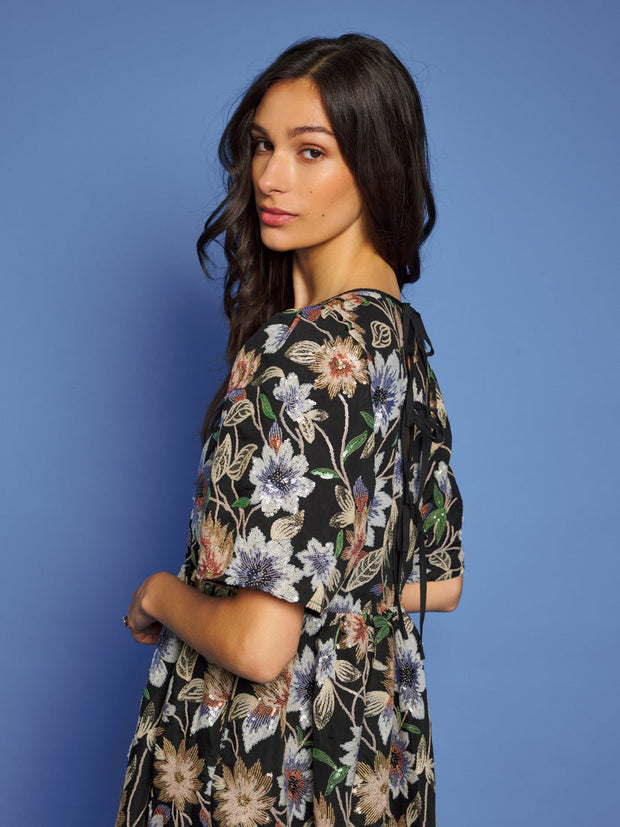 <b>DREAM</b> Woodland Embroidered Mini Dress