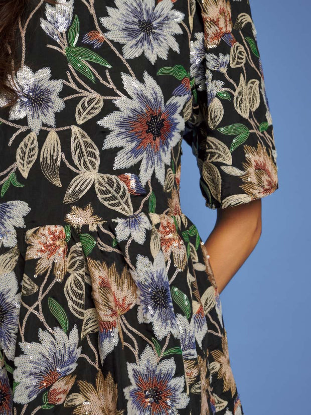 <b>DREAM</b> Woodland Embroidered Mini Dress