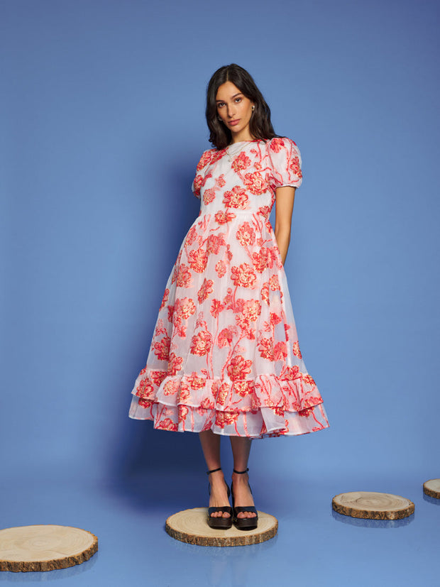 <b>DREAM</b> Willa Jacquard Midi Dress