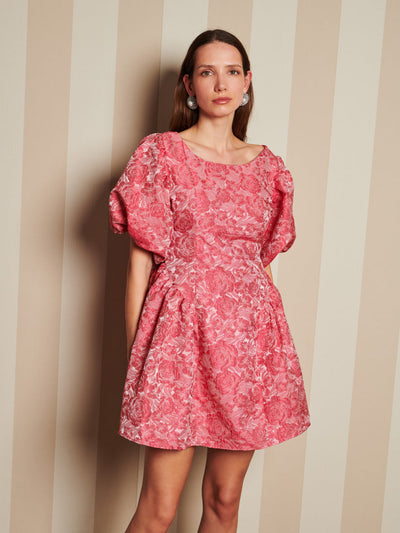 Amour Jacquard Mini Dress Orchid Pink / Z