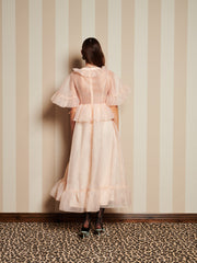 Harmony Organza Maxi Dress Pale Nude / Z