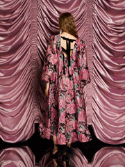 <b>DREAM</b> Gilda Jacquard Maxi  Dress Flamingo Pink / Z
