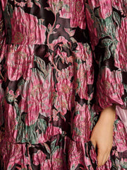 <b>DREAM</b> Gilda Jacquard Maxi  Dress Flamingo Pink / Z