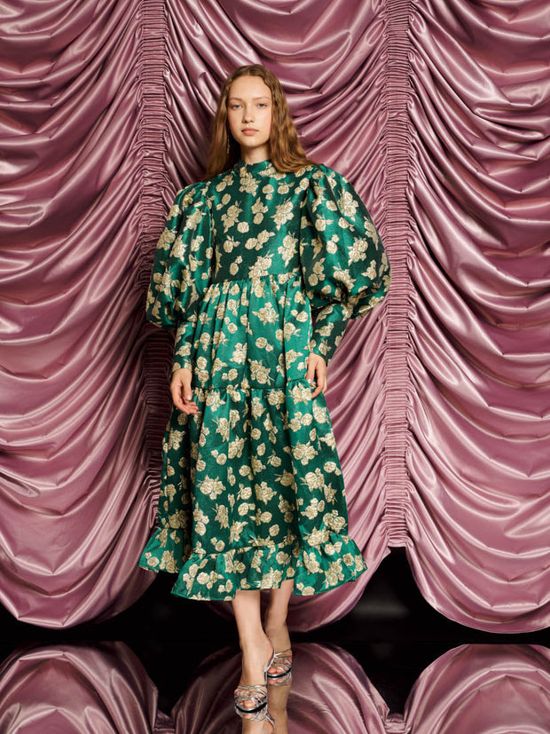 <b>DREAM</b> Showstopper Jacquard Maxi Dress