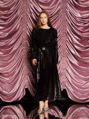 <b>DREAM</b> Nights Sequin Maxi Dress