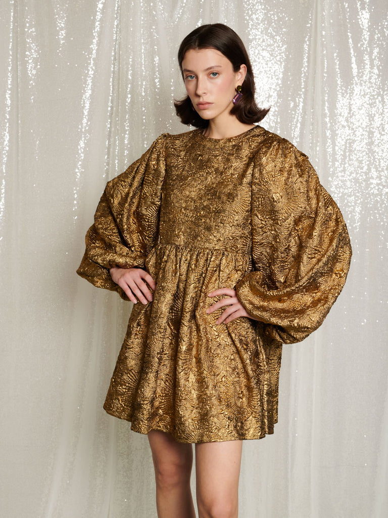 <b>DREAM< b> Masquerade Jacquard Mini Dress