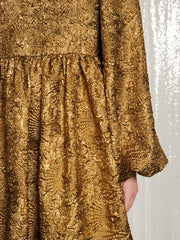 Masquerade Jacquard Mini Dress