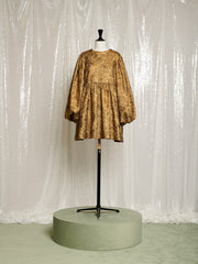 Masquerade Jacquard Mini Dress