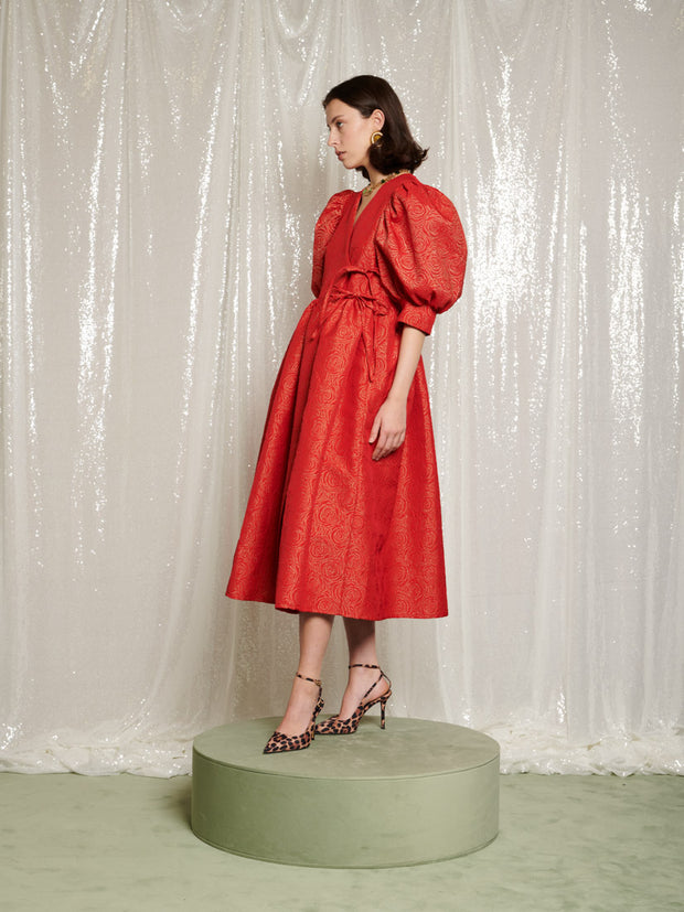 La Dolce Vita Wrap Midi Dress