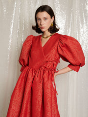 La Dolce Vita Wrap Midi Dress